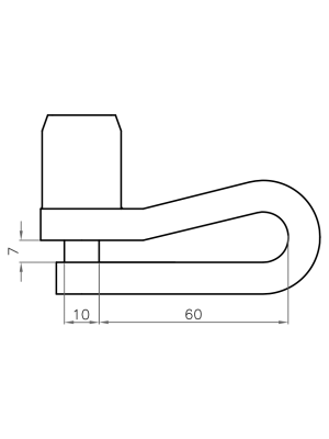LUMA 75D DISKO UŽRAKTAS MOTOCIKLUI